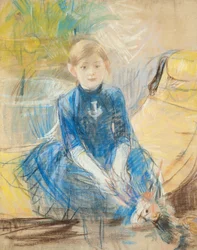 Little Girl with a Blue Jersey, 1886